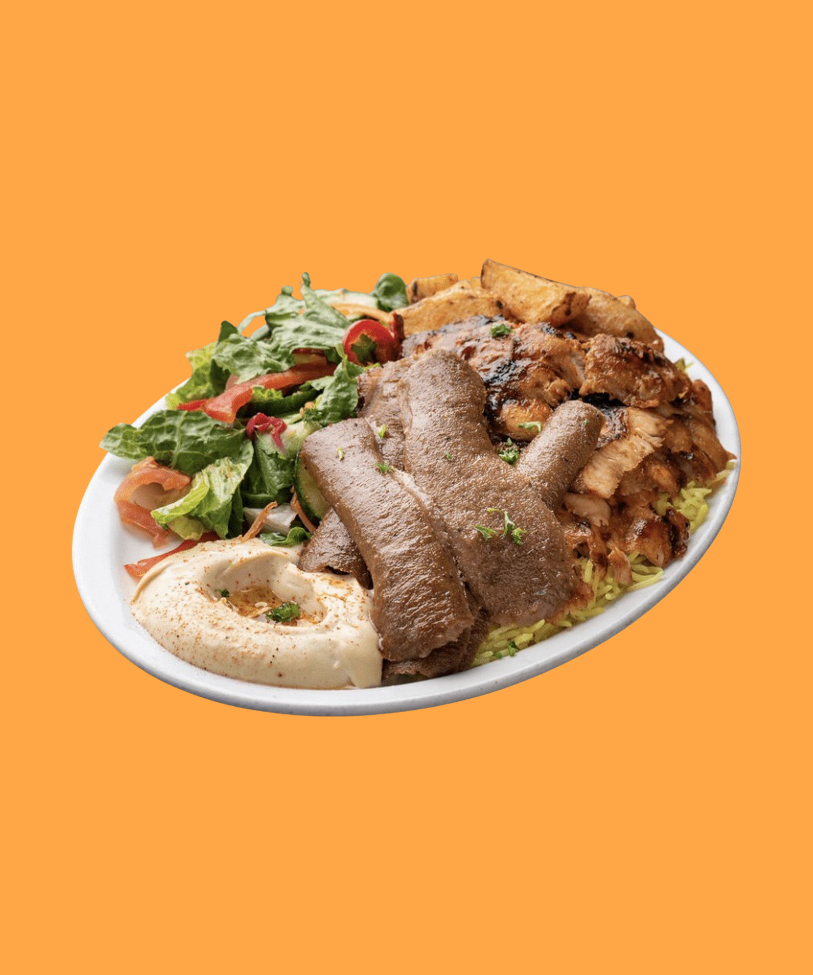 Chicken & Donair Plate